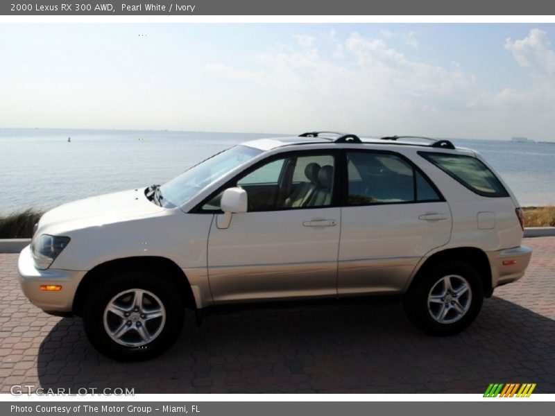 Pearl White / Ivory 2000 Lexus RX 300 AWD