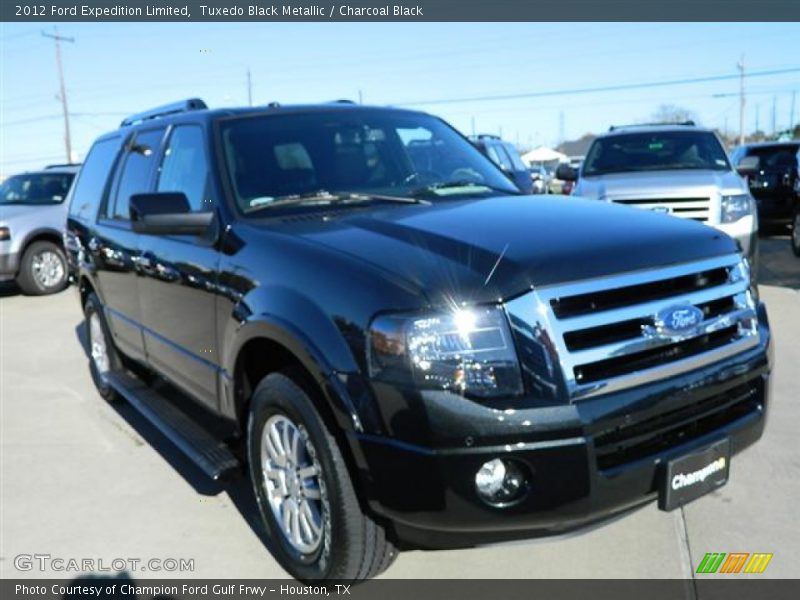 Tuxedo Black Metallic / Charcoal Black 2012 Ford Expedition Limited