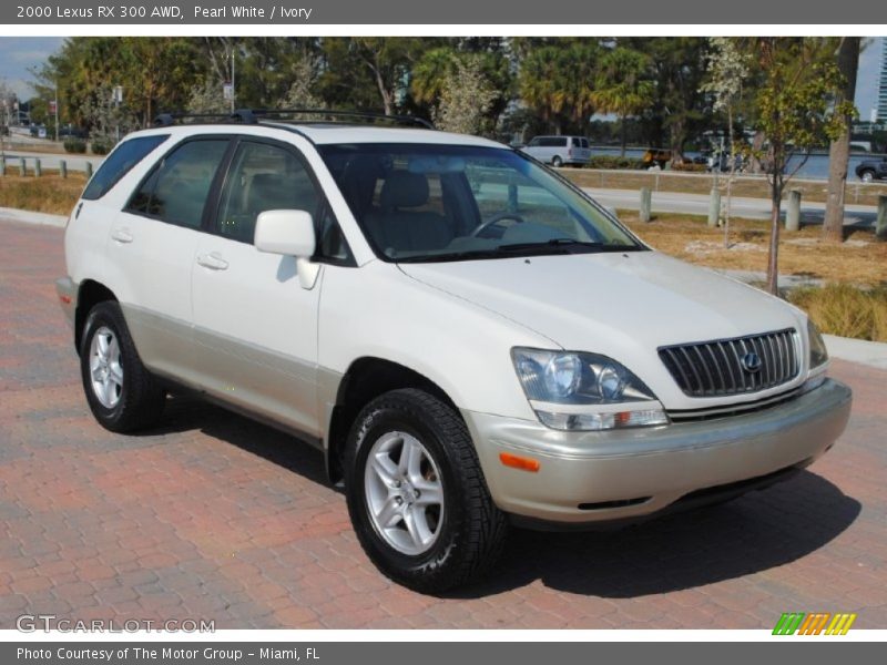 Pearl White / Ivory 2000 Lexus RX 300 AWD