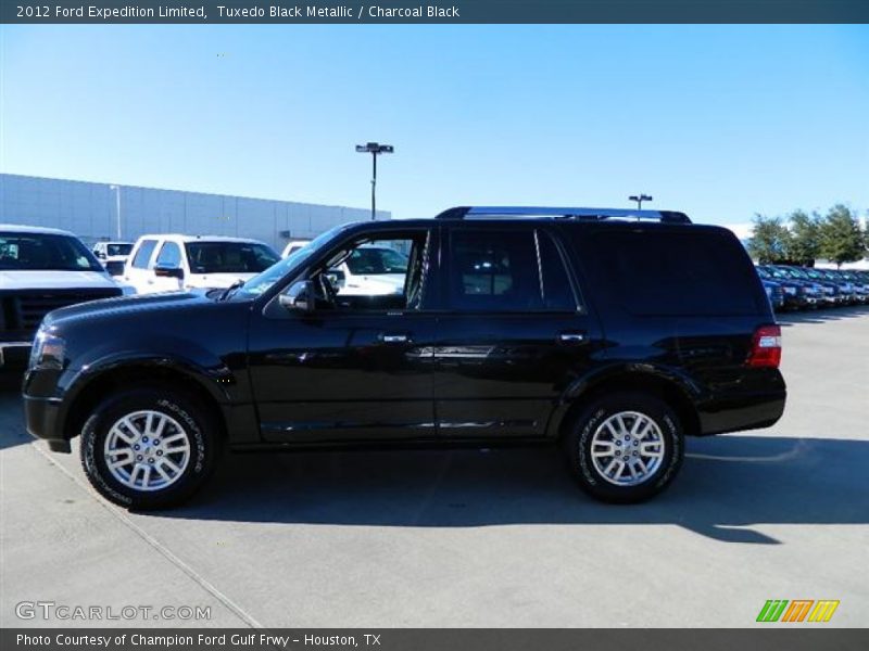 Tuxedo Black Metallic / Charcoal Black 2012 Ford Expedition Limited