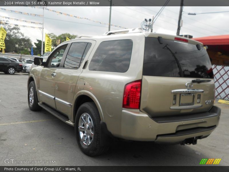 Kashmir Beige Metallic / Willow 2004 Infiniti QX 56 4WD