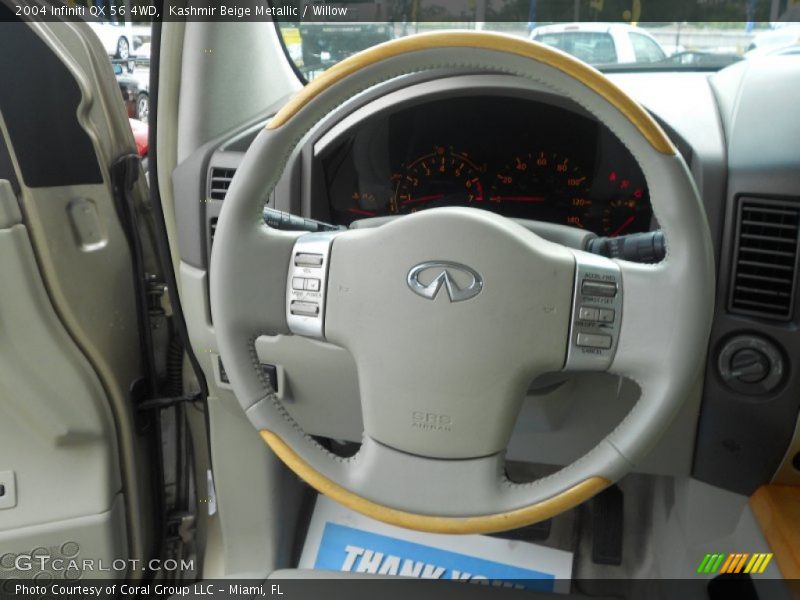 Kashmir Beige Metallic / Willow 2004 Infiniti QX 56 4WD