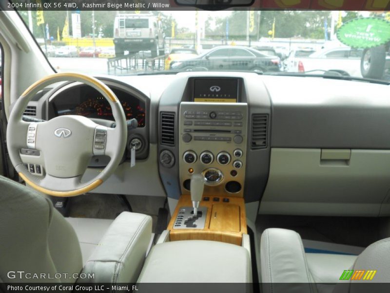 Kashmir Beige Metallic / Willow 2004 Infiniti QX 56 4WD