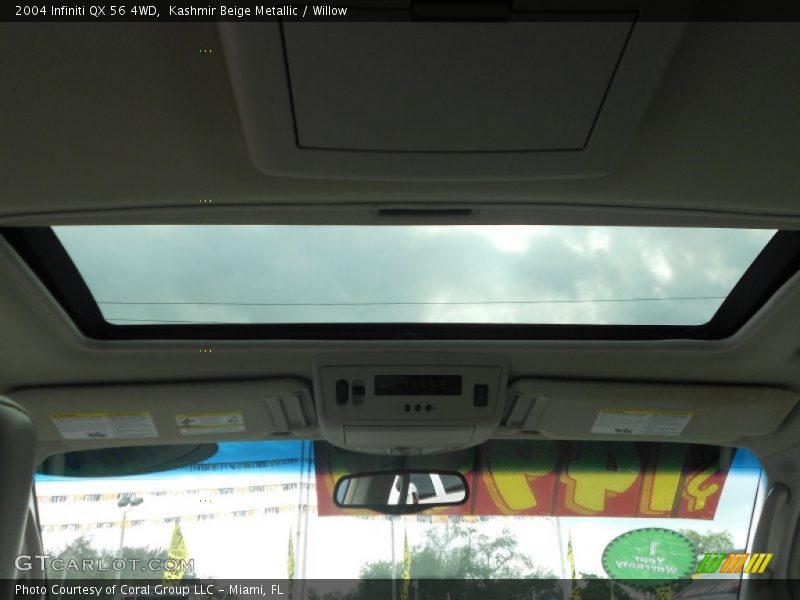 Kashmir Beige Metallic / Willow 2004 Infiniti QX 56 4WD