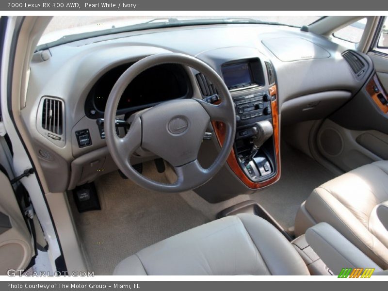 Pearl White / Ivory 2000 Lexus RX 300 AWD