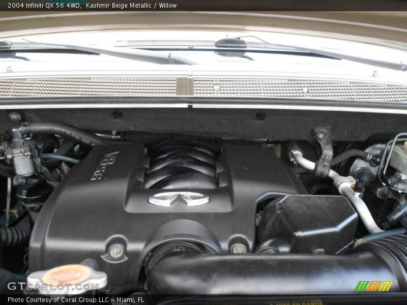 Kashmir Beige Metallic / Willow 2004 Infiniti QX 56 4WD