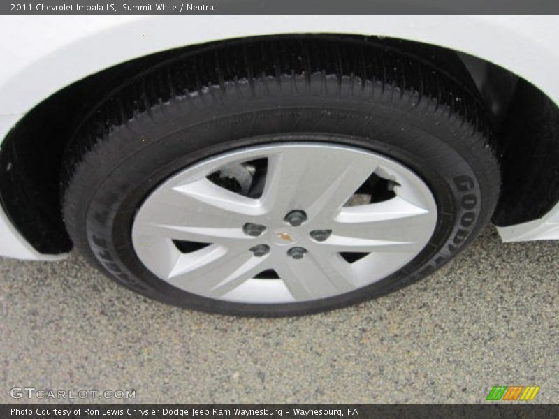Summit White / Neutral 2011 Chevrolet Impala LS
