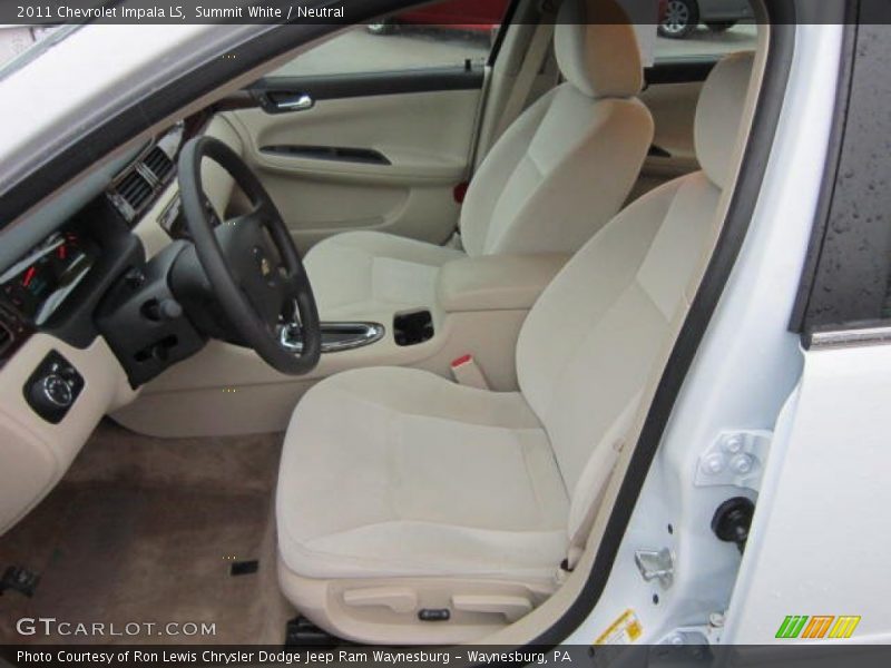 Summit White / Neutral 2011 Chevrolet Impala LS