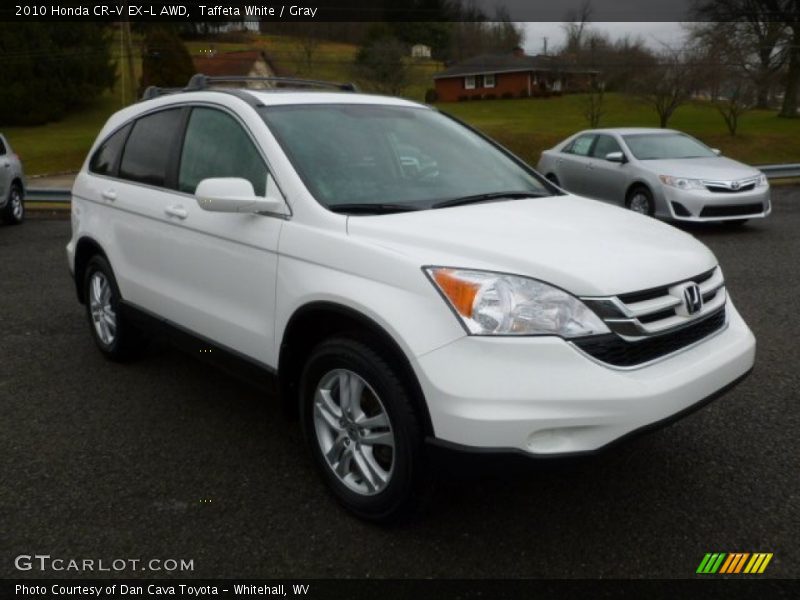 Taffeta White / Gray 2010 Honda CR-V EX-L AWD
