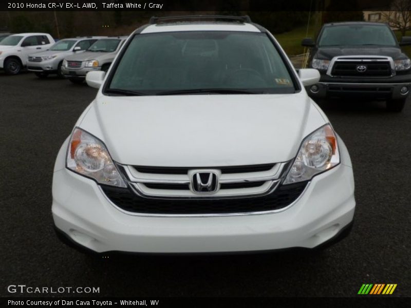 Taffeta White / Gray 2010 Honda CR-V EX-L AWD