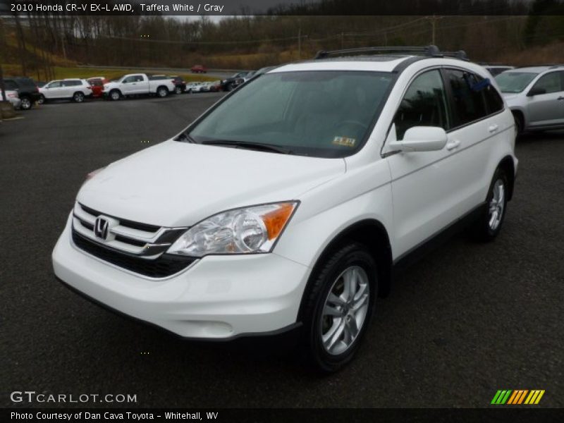 Taffeta White / Gray 2010 Honda CR-V EX-L AWD