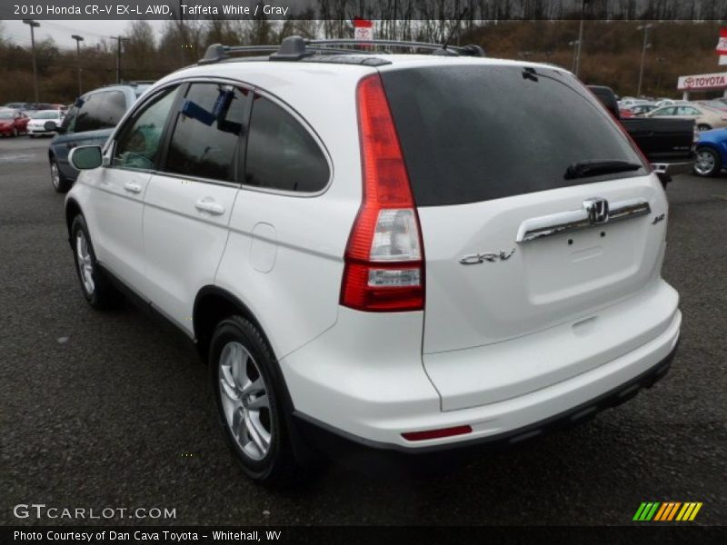 Taffeta White / Gray 2010 Honda CR-V EX-L AWD