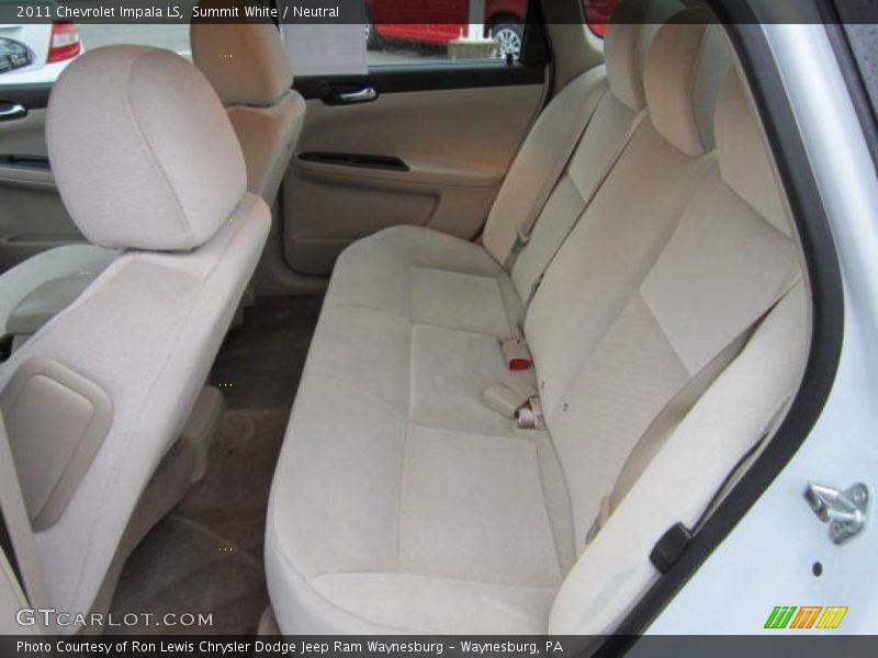 Summit White / Neutral 2011 Chevrolet Impala LS