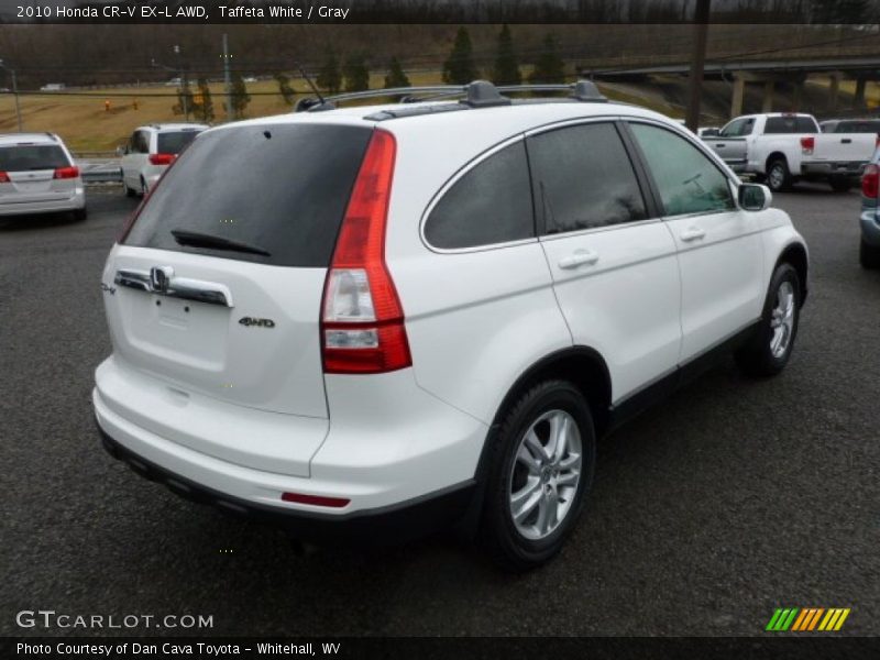 Taffeta White / Gray 2010 Honda CR-V EX-L AWD