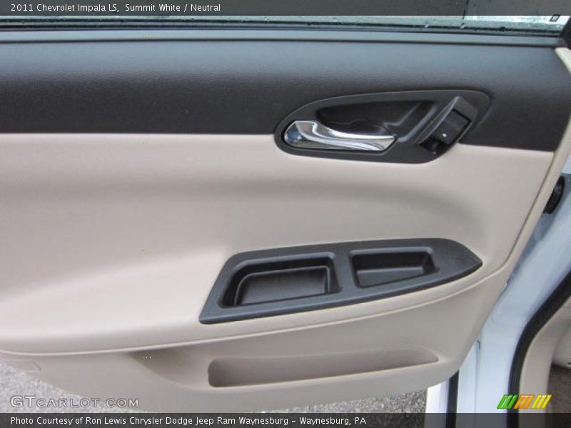 Summit White / Neutral 2011 Chevrolet Impala LS