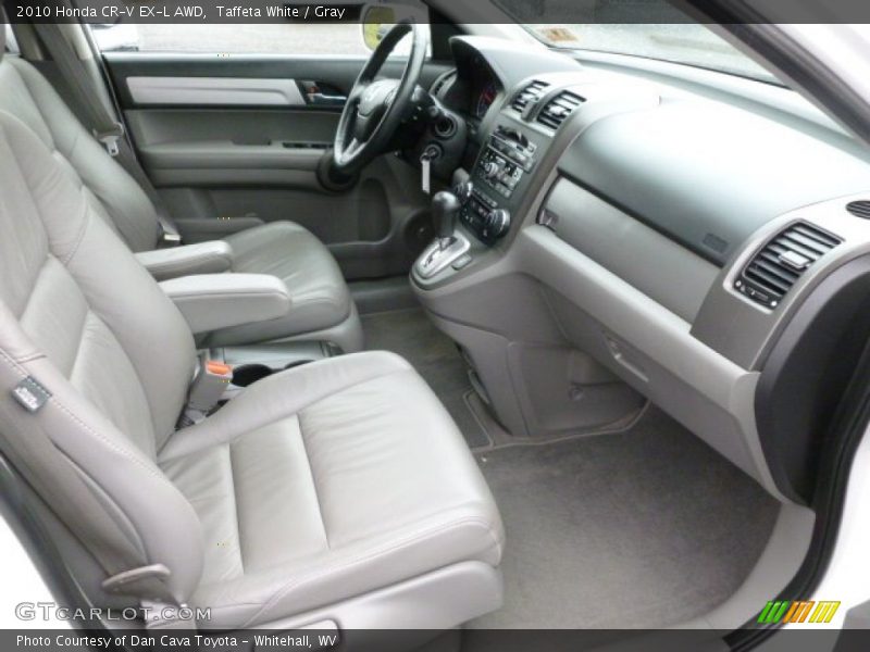 Taffeta White / Gray 2010 Honda CR-V EX-L AWD