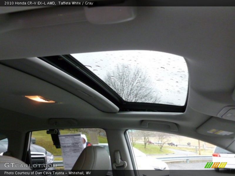 Taffeta White / Gray 2010 Honda CR-V EX-L AWD