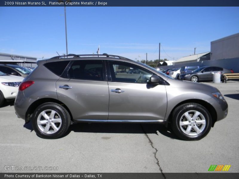 Platinum Graphite Metallic / Beige 2009 Nissan Murano SL