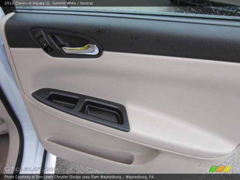 Summit White / Neutral 2011 Chevrolet Impala LS