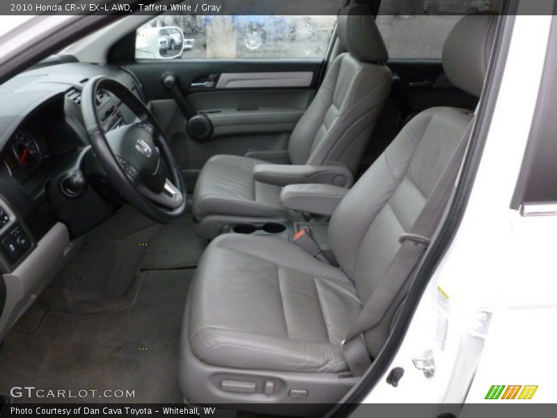 Taffeta White / Gray 2010 Honda CR-V EX-L AWD