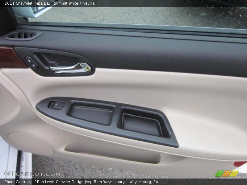 Summit White / Neutral 2011 Chevrolet Impala LS