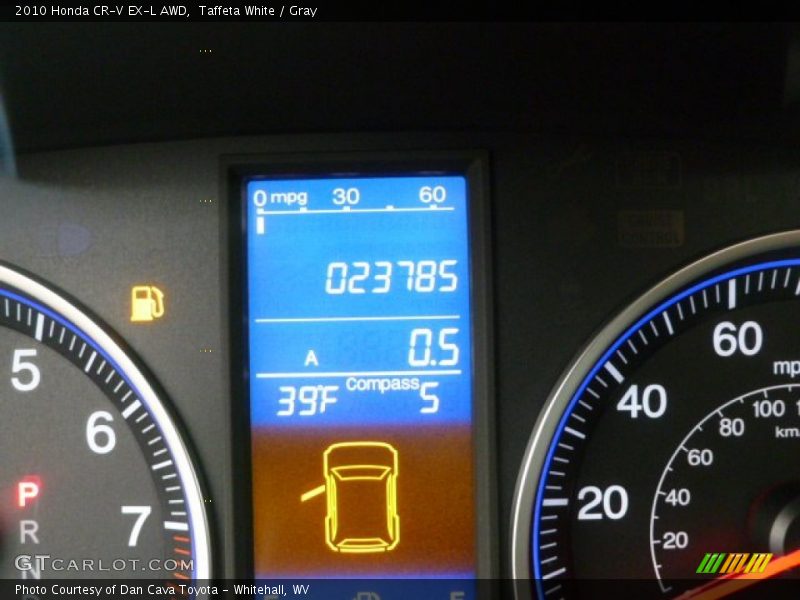 Taffeta White / Gray 2010 Honda CR-V EX-L AWD