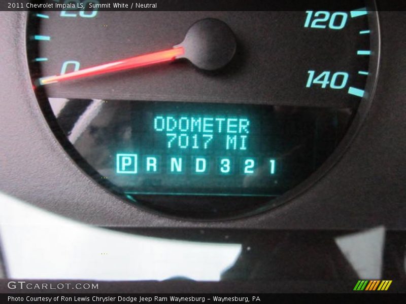 Summit White / Neutral 2011 Chevrolet Impala LS