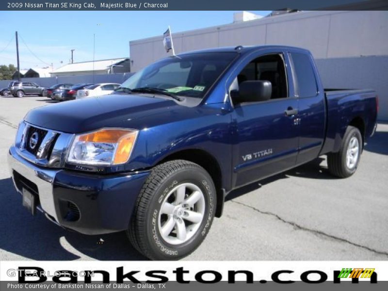 Majestic Blue / Charcoal 2009 Nissan Titan SE King Cab
