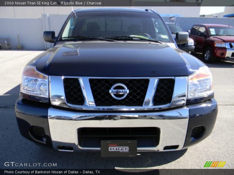 Majestic Blue / Charcoal 2009 Nissan Titan SE King Cab
