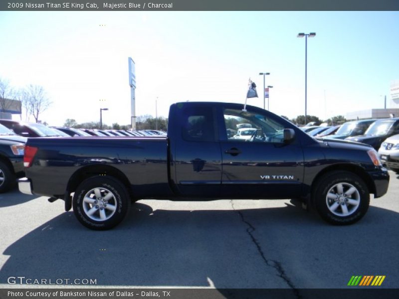 Majestic Blue / Charcoal 2009 Nissan Titan SE King Cab