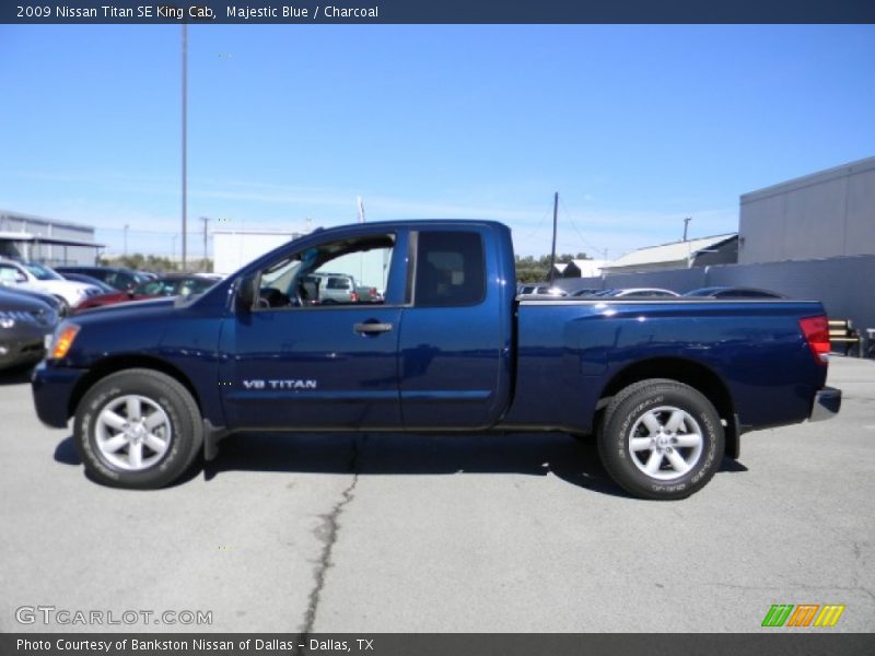 Majestic Blue / Charcoal 2009 Nissan Titan SE King Cab