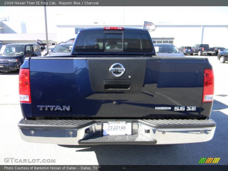Majestic Blue / Charcoal 2009 Nissan Titan SE King Cab