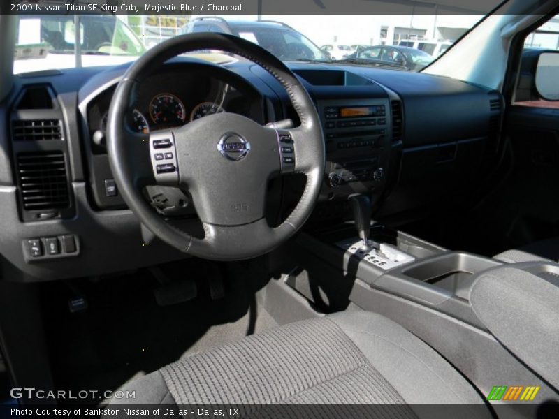 Majestic Blue / Charcoal 2009 Nissan Titan SE King Cab