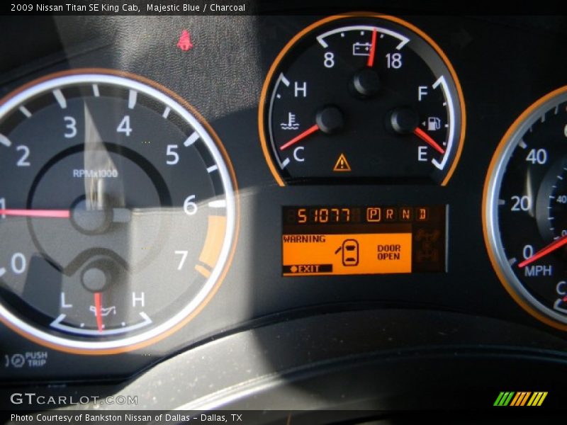 Majestic Blue / Charcoal 2009 Nissan Titan SE King Cab