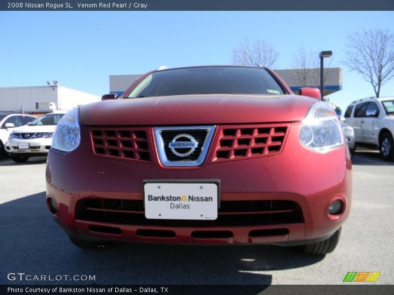 Venom Red Pearl / Gray 2008 Nissan Rogue SL