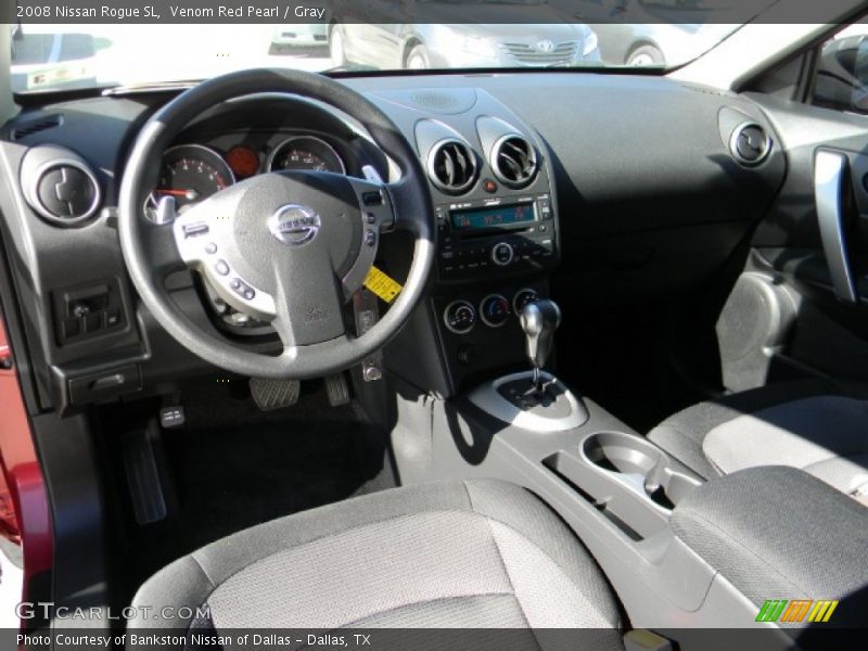 Venom Red Pearl / Gray 2008 Nissan Rogue SL