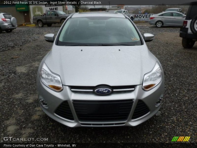 Ingot Silver Metallic / Charcoal Black 2012 Ford Focus SE SFE Sedan