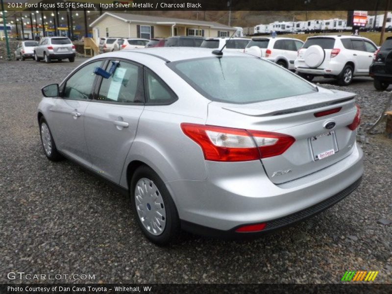 Ingot Silver Metallic / Charcoal Black 2012 Ford Focus SE SFE Sedan