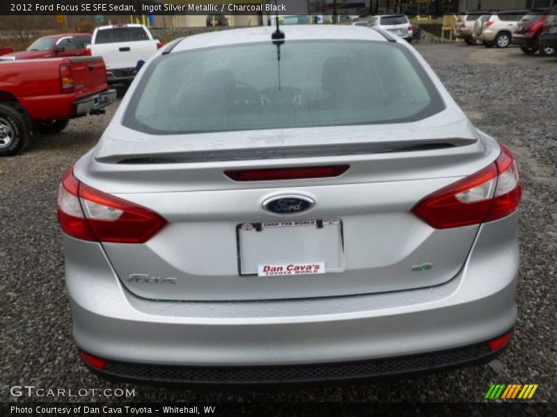 Ingot Silver Metallic / Charcoal Black 2012 Ford Focus SE SFE Sedan