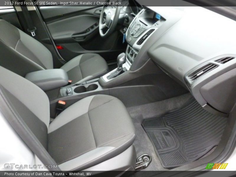 Ingot Silver Metallic / Charcoal Black 2012 Ford Focus SE SFE Sedan