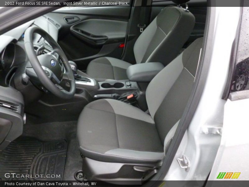 Ingot Silver Metallic / Charcoal Black 2012 Ford Focus SE SFE Sedan