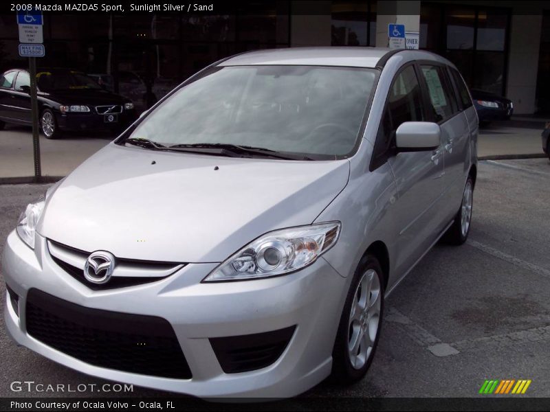 Sunlight Silver / Sand 2008 Mazda MAZDA5 Sport