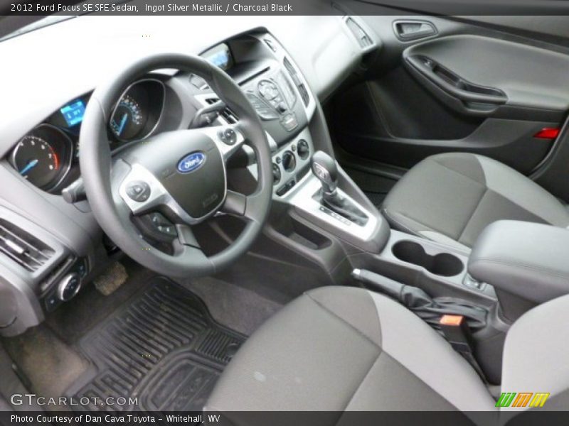 Ingot Silver Metallic / Charcoal Black 2012 Ford Focus SE SFE Sedan