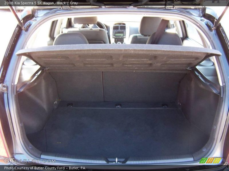 Black / Gray 2008 Kia Spectra 5 SX Wagon