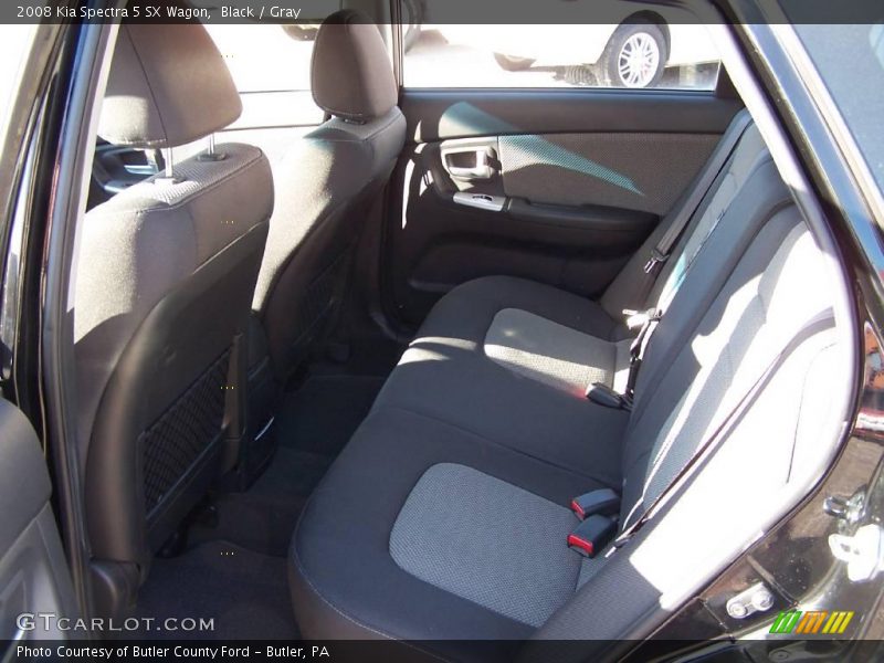 Black / Gray 2008 Kia Spectra 5 SX Wagon