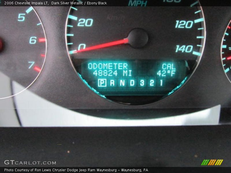 Dark Silver Metallic / Ebony Black 2006 Chevrolet Impala LT