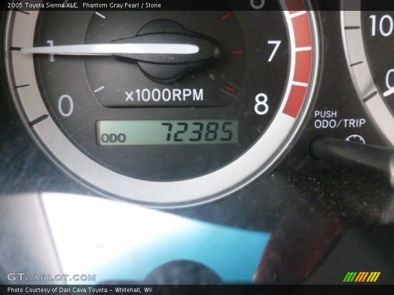 Phantom Gray Pearl / Stone 2005 Toyota Sienna XLE