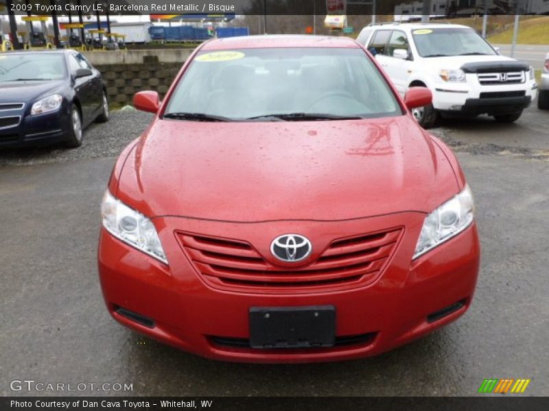 Barcelona Red Metallic / Bisque 2009 Toyota Camry LE