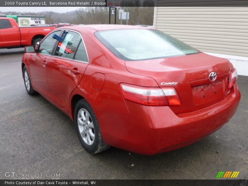 Barcelona Red Metallic / Bisque 2009 Toyota Camry LE