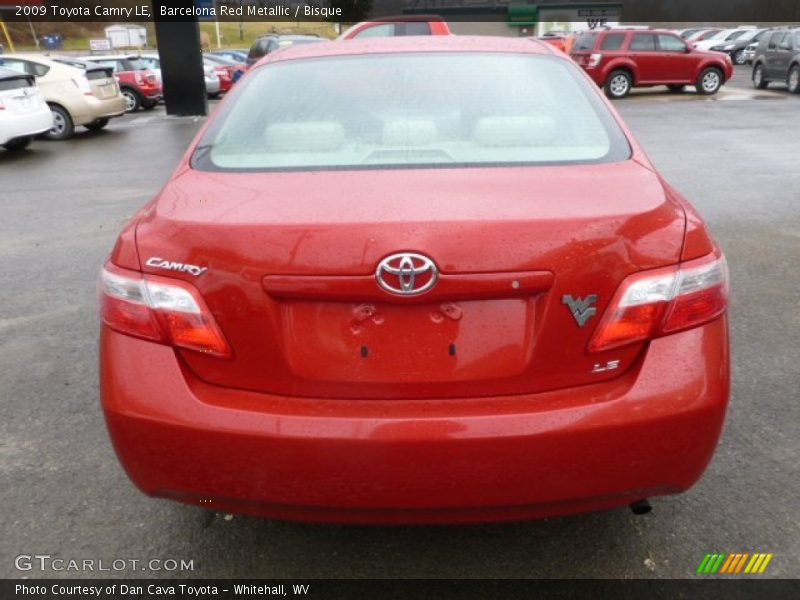 Barcelona Red Metallic / Bisque 2009 Toyota Camry LE